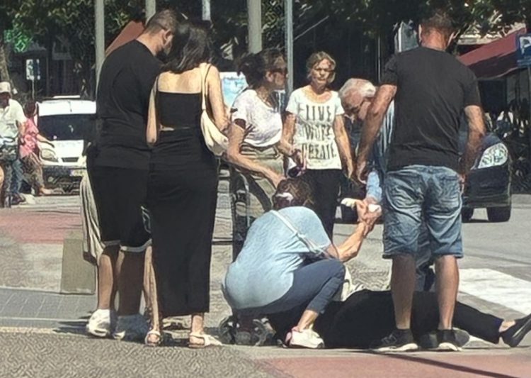 Δεν έχουν τέλος οι πτώσεις πεζών και δικυκλιστών στη διάβαση μπροστά στην κεντρική πλατεία-Νέο περιστατικό σήμερα