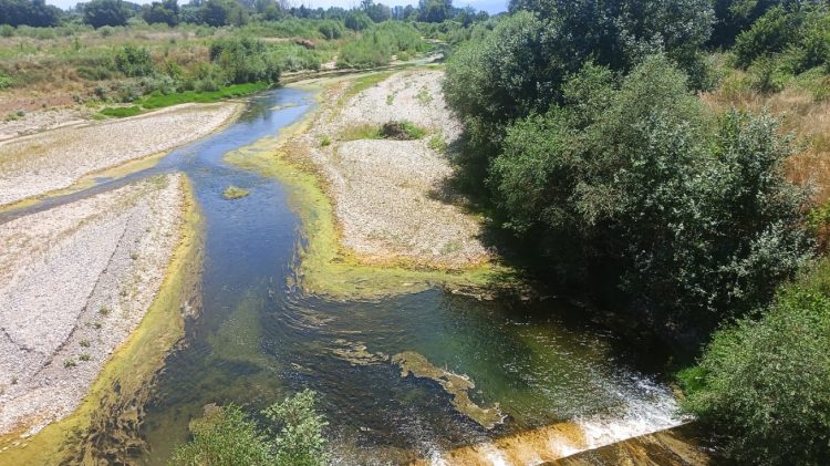 Αποκαρδιωτικές οι εικόνες από τον Πηνειό στα Τρίκαλα: Εμφανής η πτώση της ροής του, δείτε φωτογραφίες