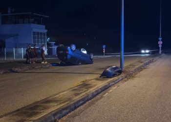 Περιφερειακός Πατουλιάς: ΙΧΕ με τον “ουρανό” ανάποδα | Φύλακα – Άγγελο είχε ο νεαρός οδηγός