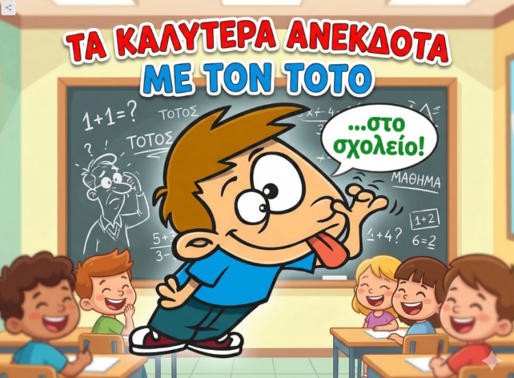 Σύντομα Ανέκδοτα με τον Τοτό στο σχολείο…