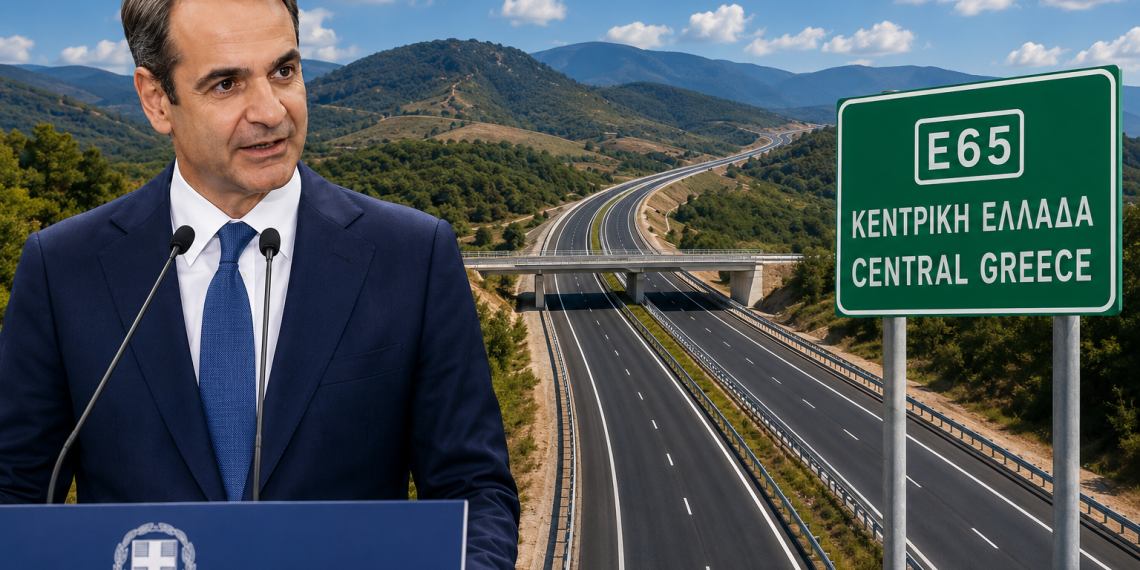 Μεγάλη φωτιά στον περιφερειακό Τρικάλων – Στις φλόγες έκταση στο ύψος του Ε65 στο Μεγαλοχώρι