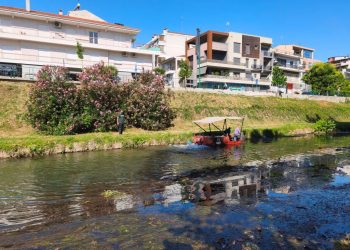 Παρεμβάσεις καθαριότητας στην κοίτη του Ληθαίου ποταμού από τον Δήμο Τρικκαίων