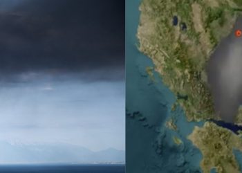 Η πορεία του τοξικού νέφους που κάλυψε τη Θεσσαλονίκη, τις επόμενες ώρες πάνω από τη Θεσσαλία! (video)