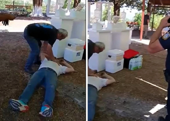 Άγριος καβγάς ανάμεσα σε ιερέα και πρόεδρο κοινότητας – Κατέληξαν σε μηνύσεις και κρατητήρια (BINTEO)