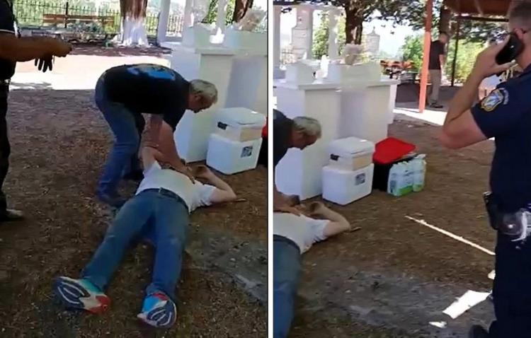 Άγριος καβγάς ανάμεσα σε ιερέα και πρόεδρο κοινότητας – Κατέληξαν σε μηνύσεις και κρατητήρια (BINTEO)